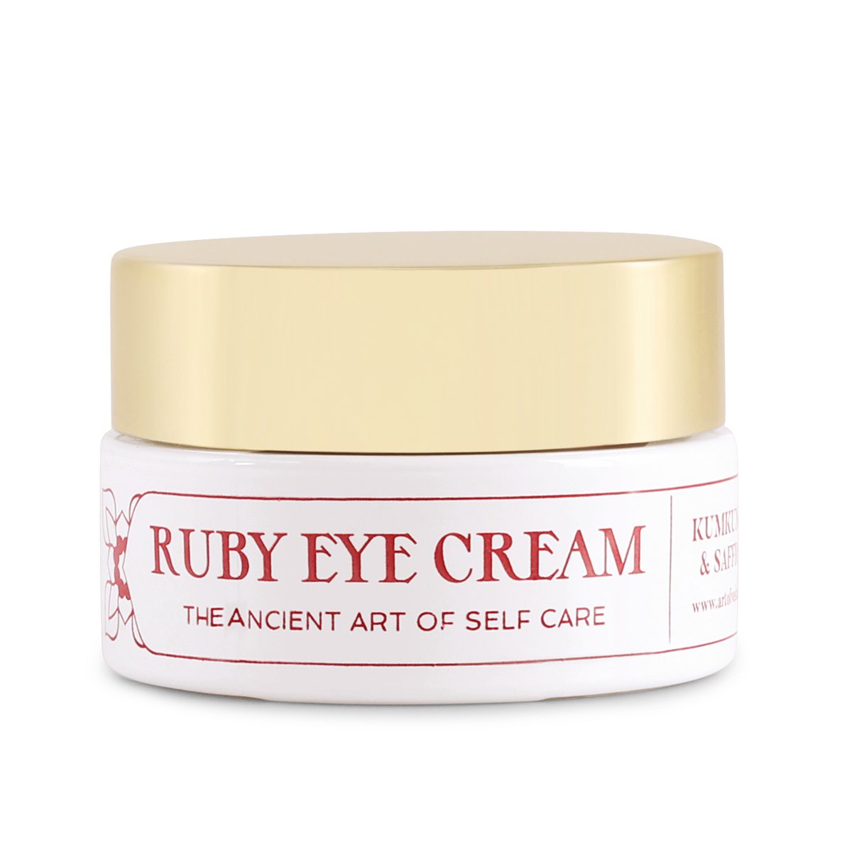 Ruby Eye Cream 15G | Ayurvedische onder-oogcrème met Kumkumadi & kruidenextracten voor verheldering en hydratatie